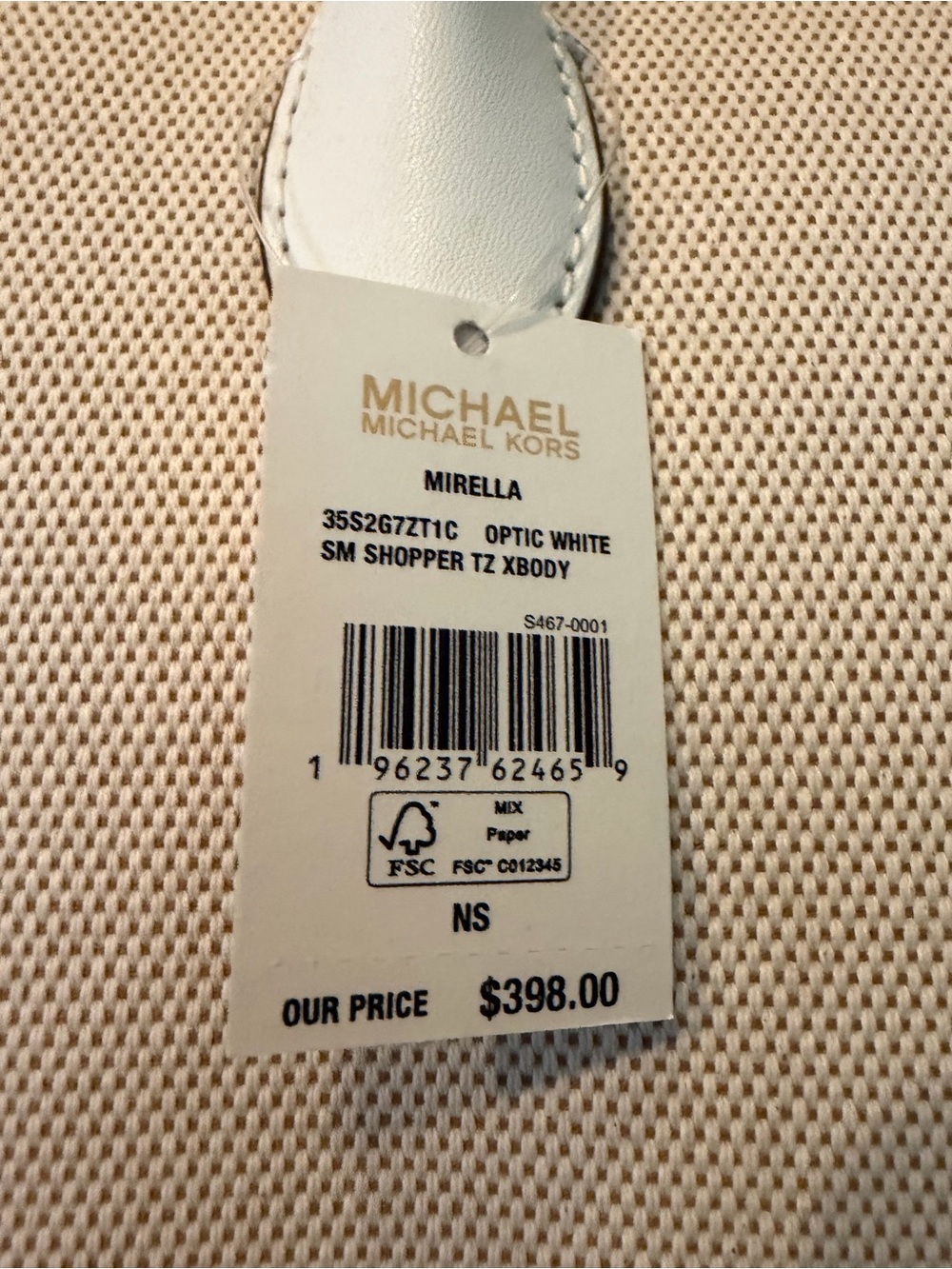 Michael Kors Cream Satchel with Top Handles - Picture 3 of 4